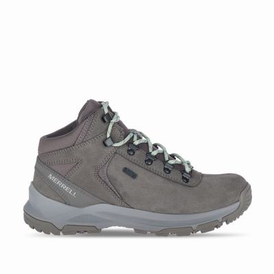 Merrell Erie Mid Waterproof Vandringskängor Dam MörkGrå (SE523087)